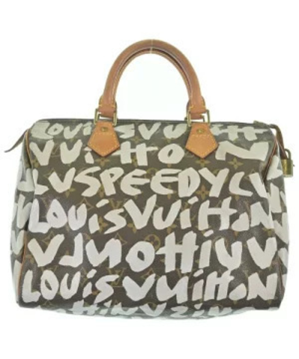 Louis Vuitton Boston Bag Brown Beige Cream All over